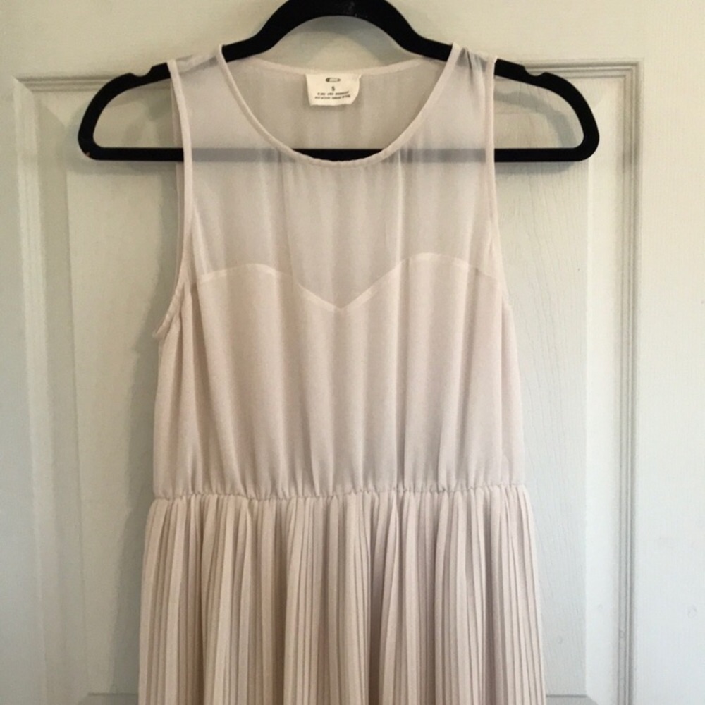 Urban Outfitters cream colored mini dress